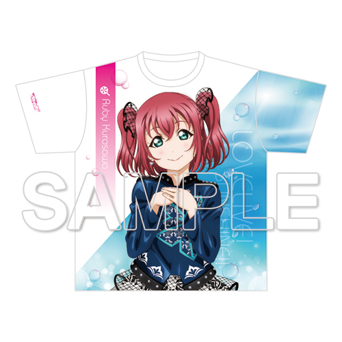 『ラブライブ！サンシャイン!!』フルグラフィックTシャツ 黒澤ルビィ Ver.Fantastic Departure!