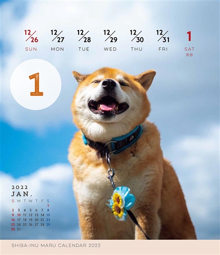Kadokawa公式ショップ 22年 柴犬まる週めくり卓上カレンダー 本 カドカワストア オリジナル特典 本 関連グッズ Blu Ray Dvd Cd