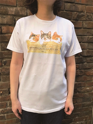 KADOKAWA公式ショップ】メンタリストDaiGo 猫Tシャツ 白 ぬこさま