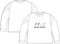 サクラブレード ロングTシャツ ホワイト/Sサイズ